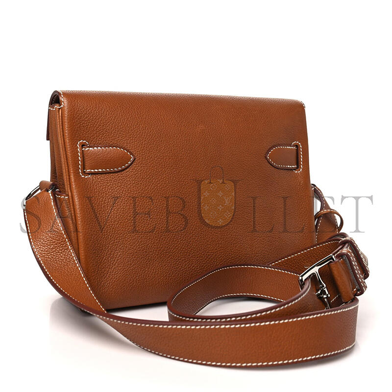 H**mes MASTER BARENIA FAUBOURG KELLY MESSENGER PM FAUVE (24*20*11cm)